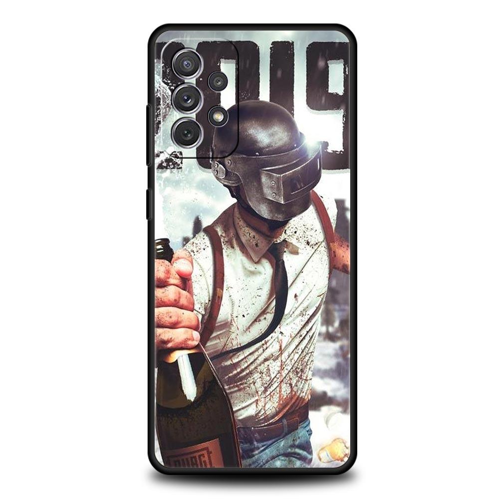Чехол для телефона для игры PUBG Для Samsung Galaxy A17 A07 A55 A35 A25 A15 A05s A33 5G A31 A23 A21s A13 A41 A73 A53 A51 A71 A03s S10