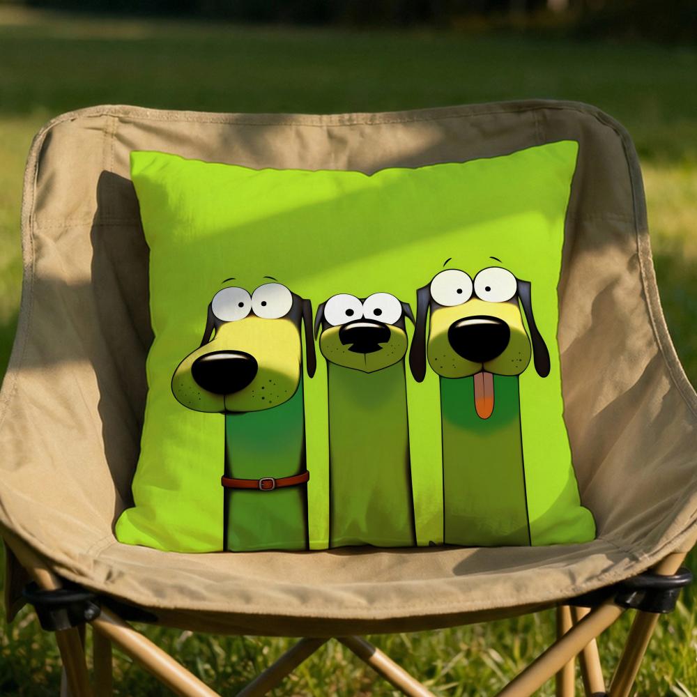 Cartoon Doberman Pinscher Cushion Cover Soft Reversible Durable Pillow Cover MultiScene Use for Home Car Daily Comfort