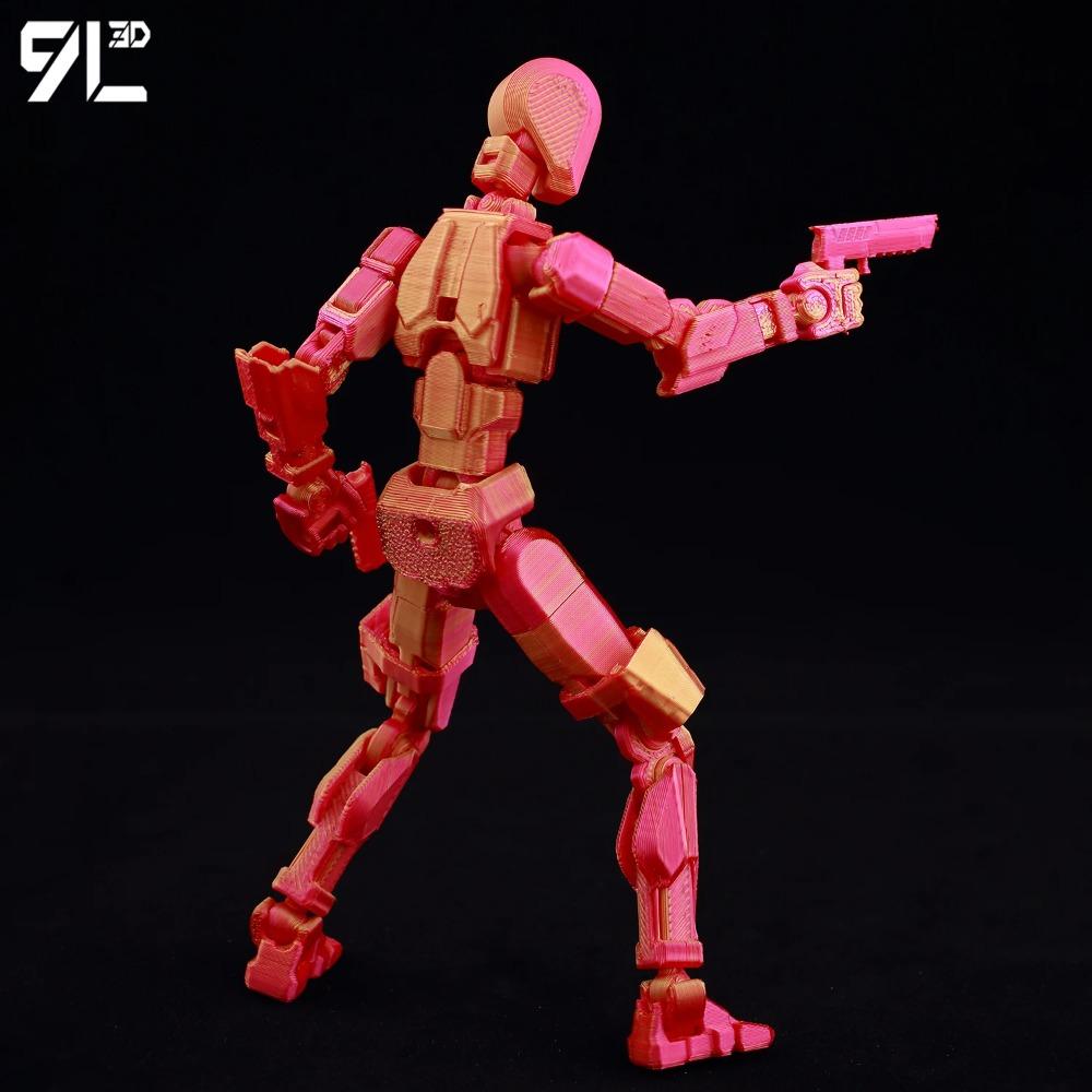(Сборка завершена) Набор фигурок T13, Фигурка робота Dummy 13, Коллекционная фигурка Lucky 13, Артикулированная