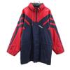 Adidas 80s Vintage Cotton Filling Bench Coat L Navy System Men's Used