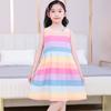 Girl's Sleeveless Dress Summer Kids Cotton Camisole Dress