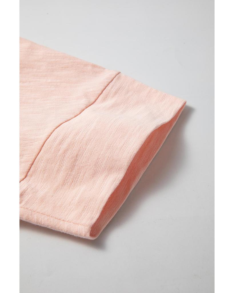 Azura Exchange Розовый цветочный пэчворк с открытым швом, свободный топ с высоким и низким вырезом