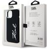 Etui do iPhone 15 Karl Lagerfeld Silicone Metal Czarne