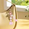Beaded Key Charm Bag Pendant Accessory Novelty Decorative Cute Colorful Bead Bracelet