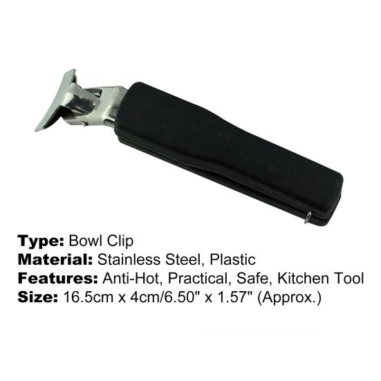 Stainless Steel Anti-Scalding Bowl Clip Pot Pan Bowl Tong Gripper Hot Dish Plate Clamp Home Kitchen Tool