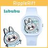 Стильные мультяшные силиконовые кварцевые часы Labubu для студентов и всех возрастов