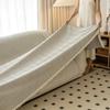 Woven Cotton Sofa Cover Blanket Solid Color Non-slip Sofa Towel for Living Room Furniture Decor Tapestry Couch Cover with Tassel
