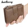 Men Zip Card Holder Business Design Faux Leather Purse Wallet for Mens Gifts GZW