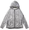 Летняя толстовка с капюшоном JACKALL Hydry на молнии серого цвета, размер S