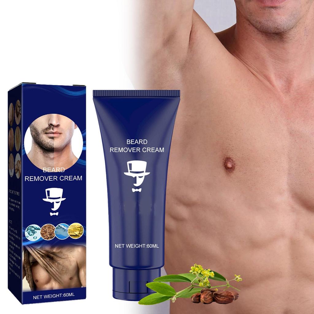 East-Moon Men'S Hair Removal-Cream, Gentle And Non Irritating For Removing Beard, Body, Armpit Hair, And Chest Hair