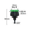 Outdoor Misting Cooling System Garden Irrigation Watering 8mm Brass Atomizer Nozzles Connector Kit for Patio Greenhouse