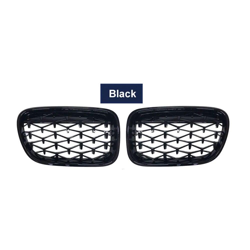 2PCS Car Front Kidney Grill Glossy Black Replacement For BMW X3 F25 2010 2011 2012 2013 Racing Grills Car Styling Accessories