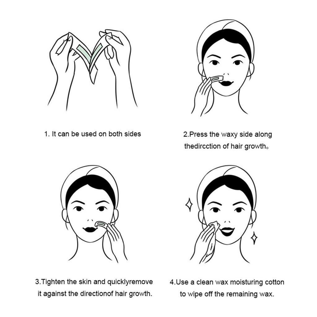 Hair Removal Wax Paper For Men And Women, Armpits, Legs, Women's Lips, Lip Hair, Double-sided Hair Removal, Honey Wax Paper