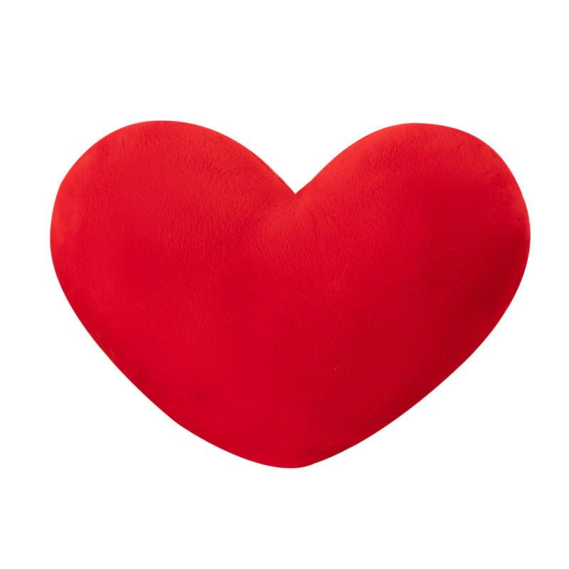 Heart Shape Plush Pillow With Pp Cotton Fill For Romantic Gift And Home Decor