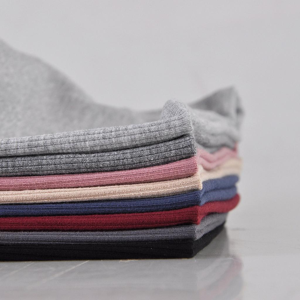 Autumn And Winter Hats Men'S And Women'S Capped Solid Color Striped Heat-Preserving Anti-Pullover Hats