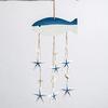 Mediterranean Sea Wind Chime Pendant Home Pendant Ornaments Wooden Crafts Shell Conch Door Curtain Decoration