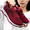 Walking Shoes Women's New Middle-aged and Elderly Soft-soled Running Shoes Elderly Couple Breathable Sports Shoes Gifts Travel Shoes
