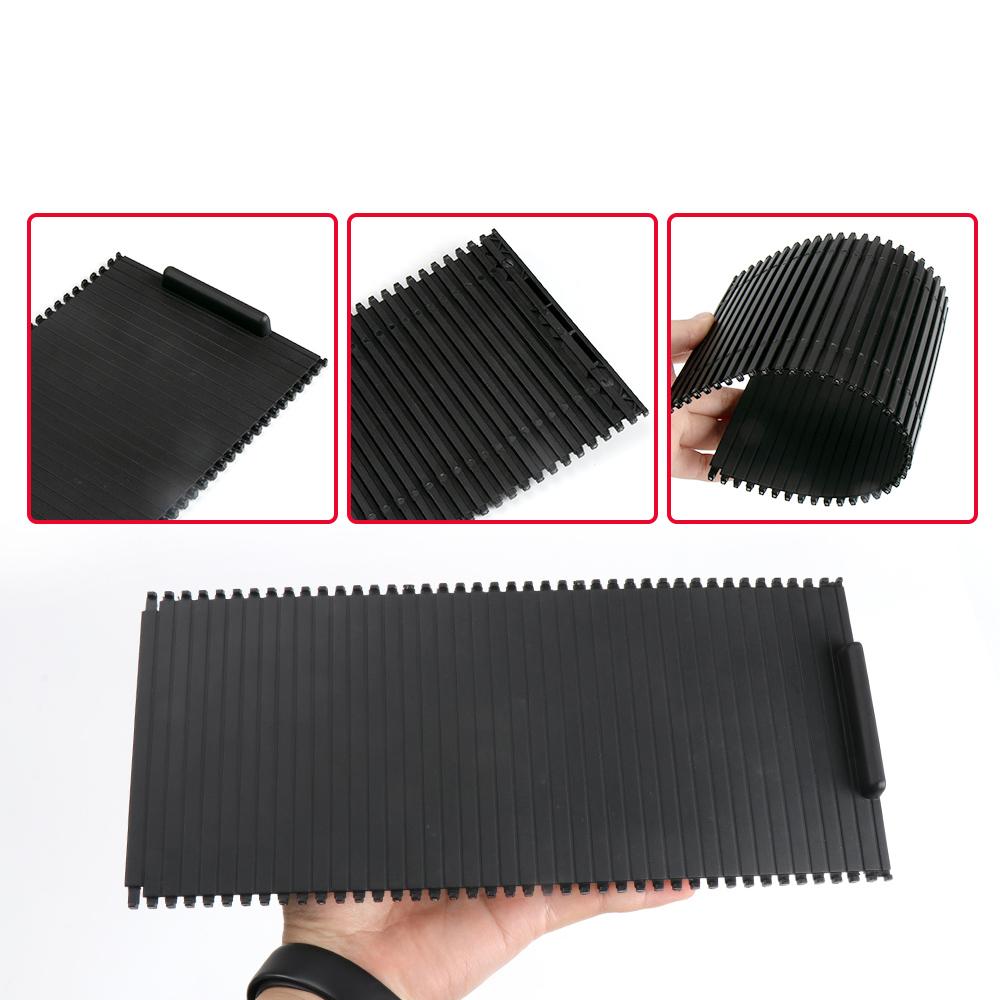 For VOLVO C30 S40 C70 2007-2012 Car Inner Centre Console Water Cup Rack Roller Blind Cover Trim 9123545 Replacement Part