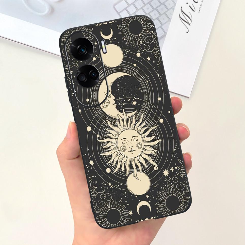 Для чехла Funda Honor 90 Lite Honor 100 Pro Honor100 5G Задняя крышка Узор Астронавт Корова Чехол Мягкий силикон Huawei Honor90 Lite