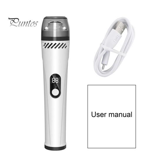 Шлифмашинка для ногтей для домашних животных, перезаряжаемый электрический триммер емкостью 1200 мАч со светодиодной подсветкой для собак, кошек, алмазный шлифовальный круг, 3-скоростная регулировка, машинка для стрижки ногтей для домашних животных