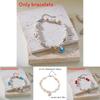 Shell Fish Tail Pendant Bracelets With Crystalline Beads For Women And Men
