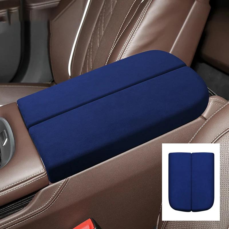 Car Accessories For BMW 7 Series G11 G12 2016 2017 2018     Alcan tara Console Central Armrest Lid Box Cover