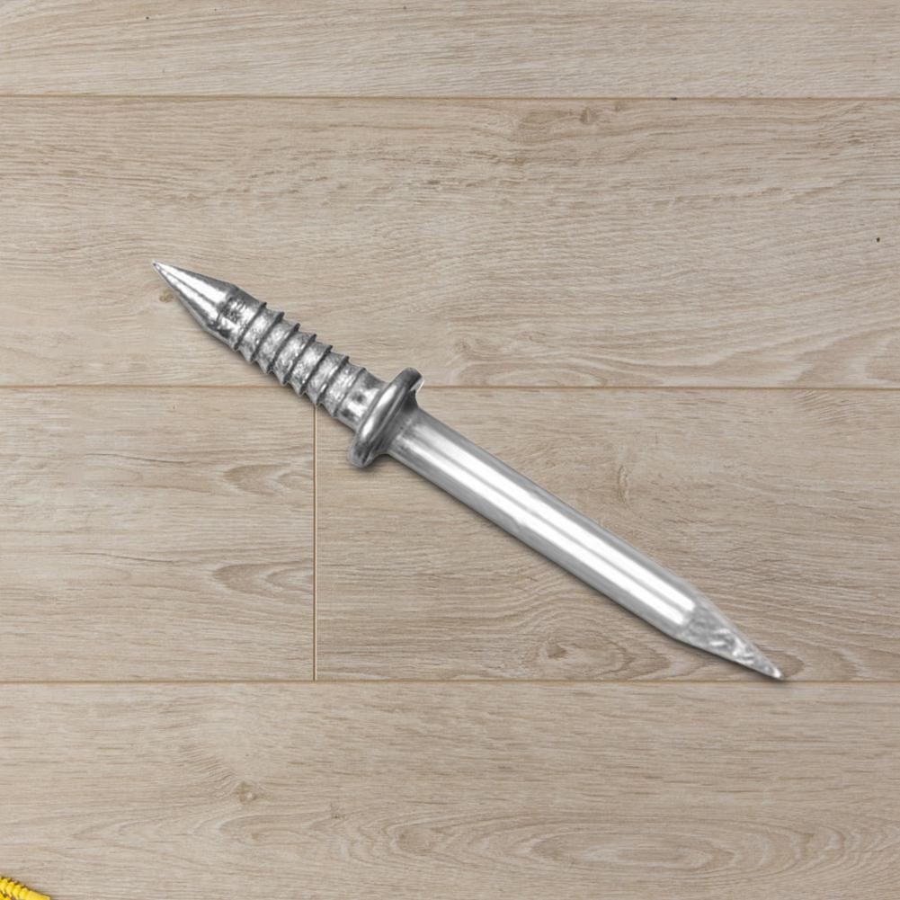 10/51/101pcs Double Head Nails Anti-Rust Threaded Seamless Nails Double-Head Seamless Thread Nail for Solid Wood Skirting Boards