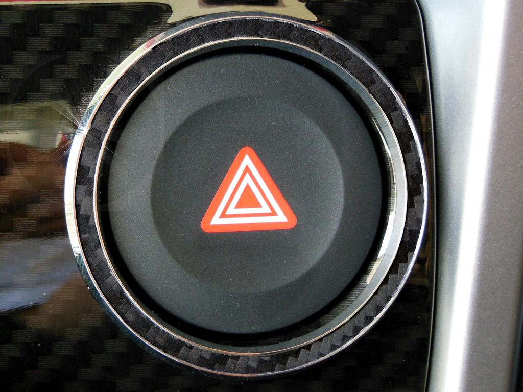 Mut-Эксклюзивное кольцо аварийной кнопки для Daihatsu Copen (углерод)