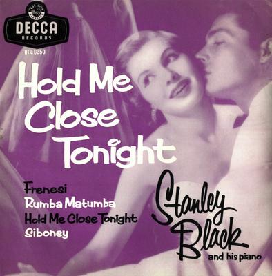 7-дюймовая пластинка STANLEY BLACK & HIS PIANO - Hold Me Close Tonight DFE6350 DECCA 1956 UK Джаз Б/у