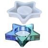 Five Pointed Star Silicone Mal Candle Holder Kandelaar Epoxyhars Mal Kaar Houder Epoxy Mould DIY Candle Holder Silicone Mould