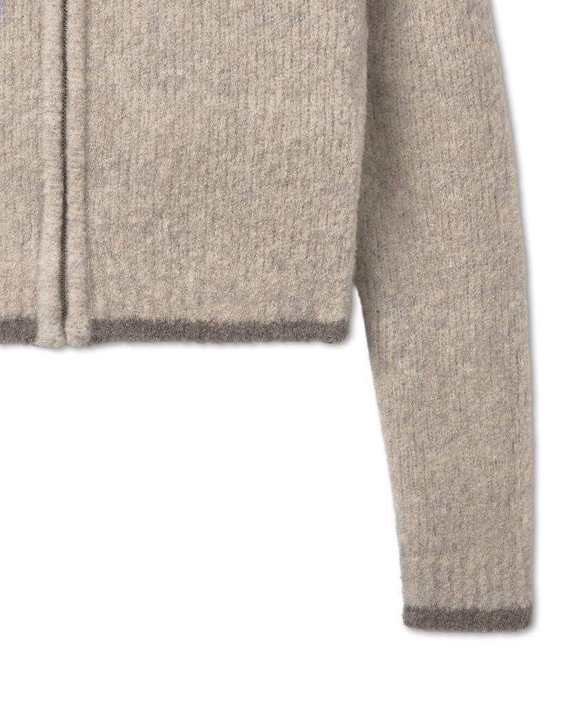 GROVE Grvr Sports_Knit Zip-Up_Beige