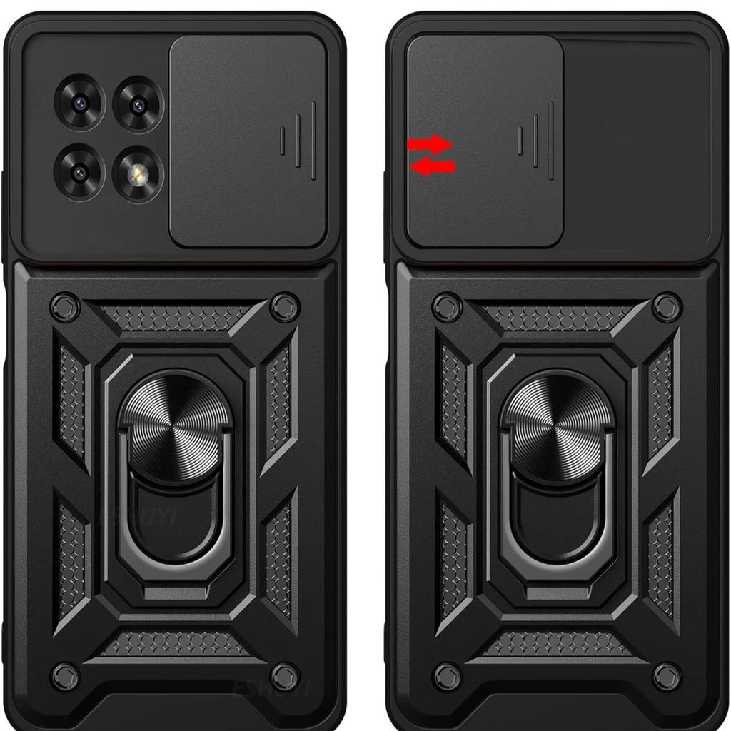 Чехол Armor для T-Mobile Revvl 7 Pro 5G T Phone 2 Pro 5G Cover Lens Protection With Ring Magnetic Holder Coque Fundas