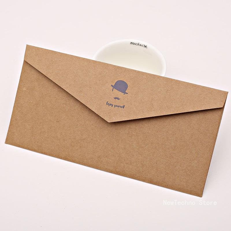 Винтажные золотые конверты для приглашений, крафт-бумага, подарочная карта, оконный конверт, набор свадебных писем, почтовая отправление, канцелярские принадлежности