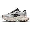 New Star Moon Series Cushioning Anti Slip And Wear Resistant Low Top Chunky Sneakers Women's Gray Silver Black 922418880-1