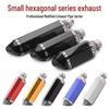 Fits Huanglong 600, Little Ninja 250, Yongyuan 350R25/R3, Small Hex Scorpion Motorcycle Exhaust Pipe Tail.