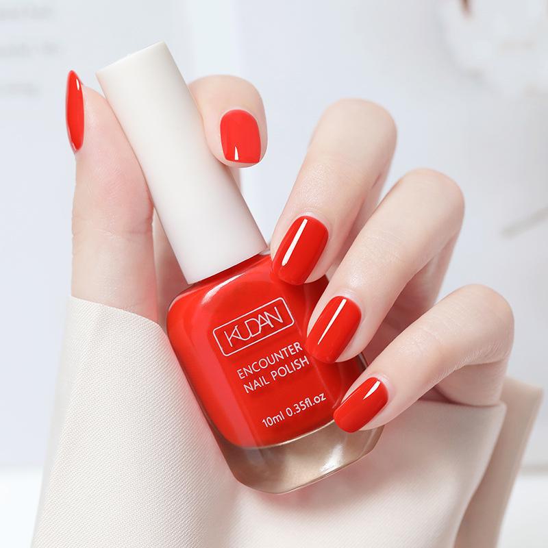 Cool Dan Quick-Dry Water-Based Nail Polish, 10ml, Long-Lasting, Tearable with Light Fragrance.