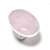 Rose Quartz Gemstone 925 Sterling Silver Gift Jewelry Ring Size 9