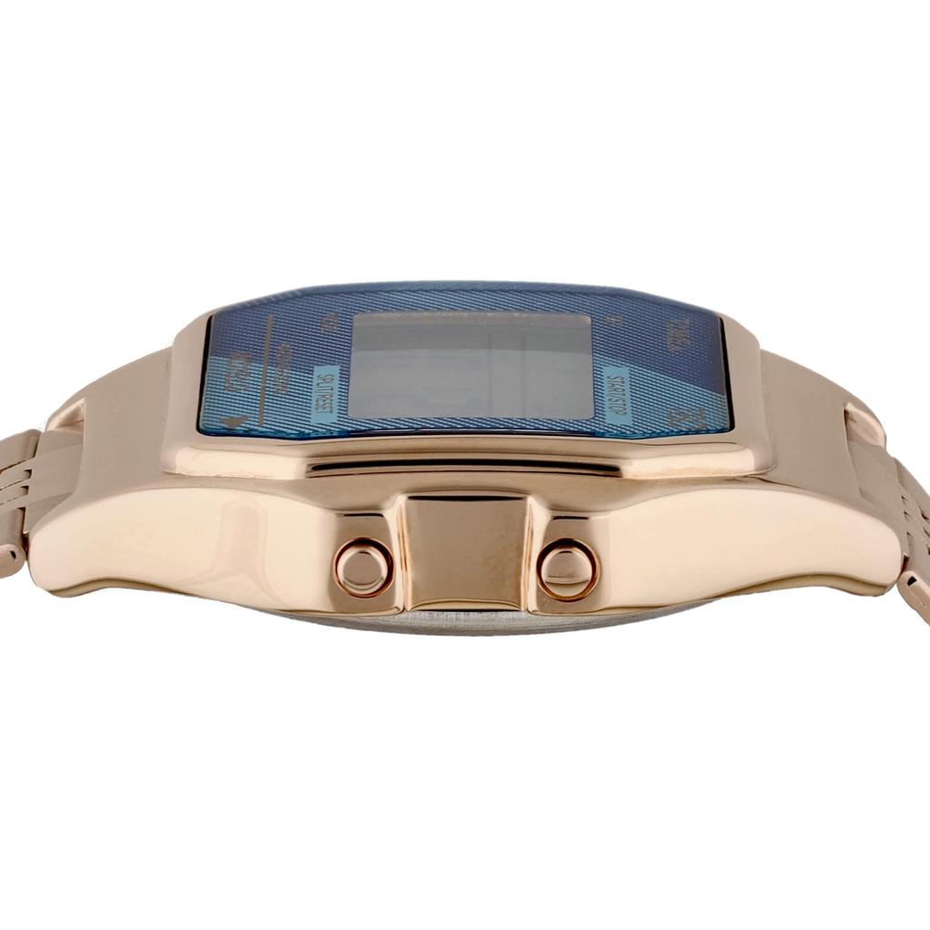 Часы Timex Timex80 с синим циферблатом, латунные, кварцевые, кварцевые, 30 мм, американские часы TW2V19600, унисекс, золотые [TIMEX] [Товар]