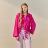 Maxza Volume Ruffle Sheer Blouse Zf04qb002nh
