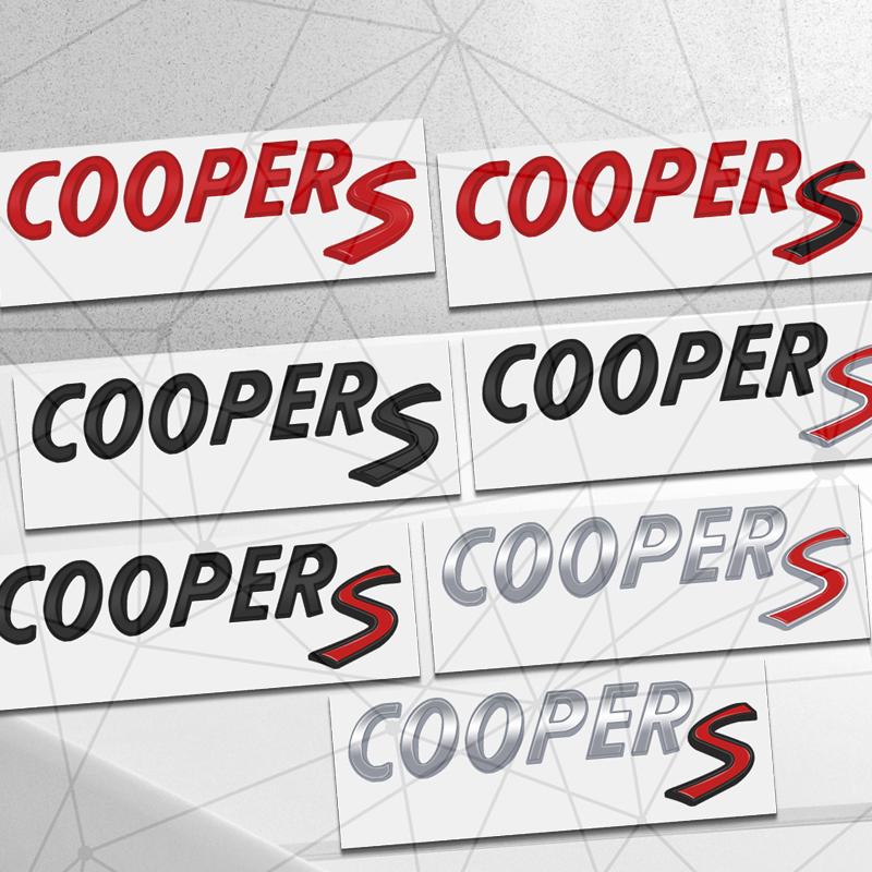 3D Авто Металлическая Наклейка Логотип Значок Cooper S SD на Задний Багажник Автомобиля Декор для Cooper ONE Clubman Paceman JCW R56 R58 R59 F60
