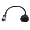 6 Pin To OBDII Cable Cord Diagnostic Adapter Cable Motorcycle OBD2 Scanner Diagnostic Cable Adapter for Suzuki 34.5cm