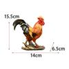 Фигурка цыпленка из смолы, приносящая удачу, декоративная скульптура петуха, статуэтка петуха для новогодней вечеринки, украшения для стола в отеле