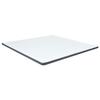 VidaXL Mattress Topper for Divan Bed Mattress Protector Bed Protector Cover Washable Comfortable Soft White and Dark Grey 288217