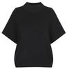 Shop   Womens Mockneck Cap Sleeve Midseason Basic Knit Tee Beige Bom Wkn260045