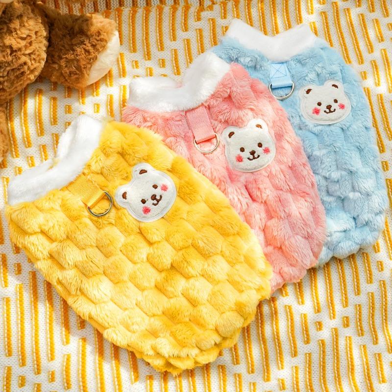 New Autumn and Winter Cat and Bichon Frise Pet Clothing, Teddy Cat and Dog Fleece