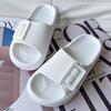 Fashion Kidmi Women's Summer Home Slippers New Thick-soled Single-Buckle Slippers Comfortable Bathroom Sole Couple Slippers EVA Slippers