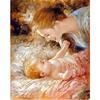 Diamond Painting Needlework Full Drill Mosaic Diamond Embroidery Mother and Baby Decoration Painting
