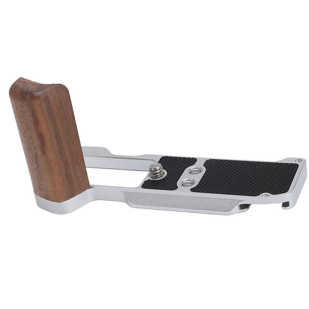L-образная рукоятка для камеры Arca Quick Release Plate, алюминиевый сплав, L-образный кронштейн с деревянной ручкой