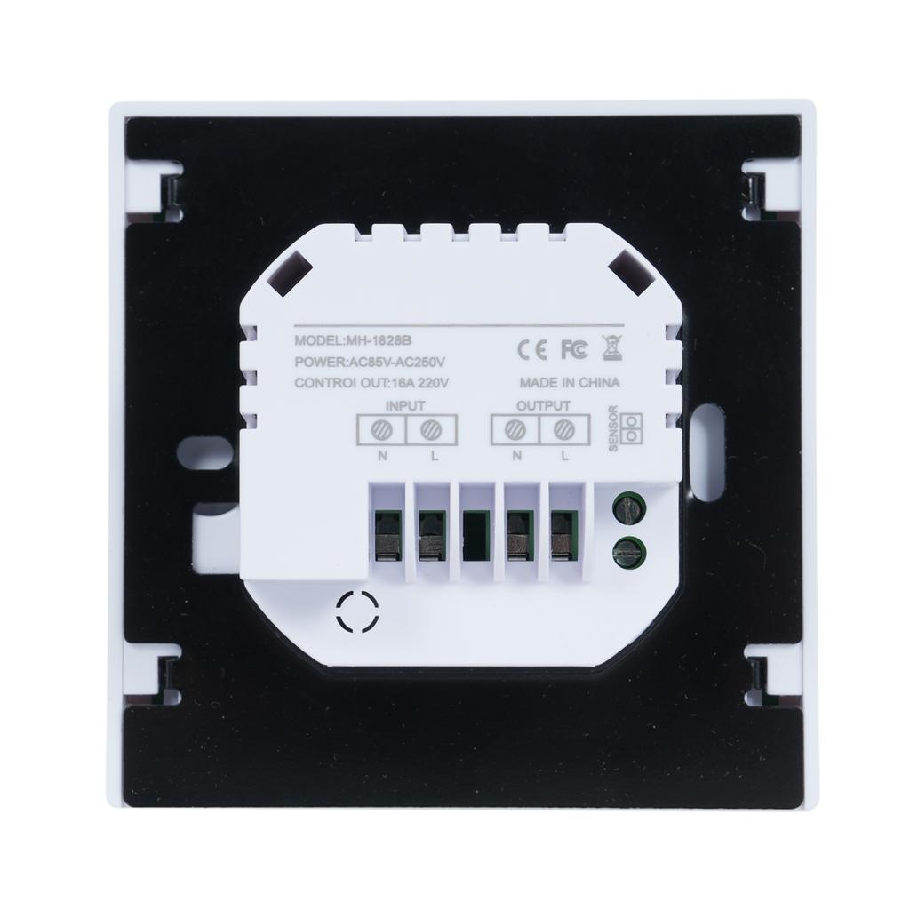 Интеллектуальный цифровой дисплей термостата 16A контроллер температуры напольного отопления с сенсорным экраном LED