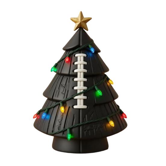 Шар Новогодняя елочная игрушка Забавный футбольный рождественский декор Елка с золотой звездой на макушке для праздничного декора